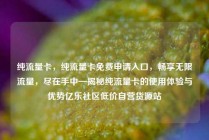纯流量卡，纯流量卡免费申请入口，畅享无限流量，尽在手中—揭秘纯流量卡的使用体验与优势亿乐社区低价自营货源站